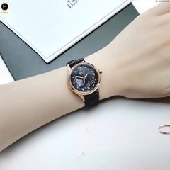 Đồng Hồ Nữ Orient Automatic RA-AG0017Y10B ( RA-AG0017Y ) ( RA-AG0017Y30B ) Dây Da Vỏ Vàng Hồng Mặt Nâu Đen