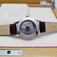 Đồng Hồ Nữ Orient Automatic RA-AG0017Y10B ( RA-AG0017Y ) ( RA-AG0017Y30B ) Dây Da Vỏ Vàng Hồng Mặt Nâu Đen