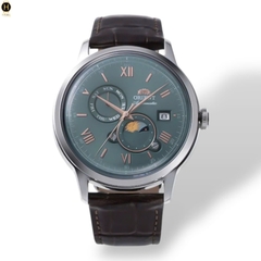Đồng Hồ Nam Orient Automatic Bambino Sun & Moon RA-AK0805E30B