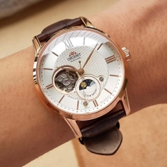 Đồng Hồ Nam Orient Automatic Sun And Moon 4 Open Heart Rose RA-AS0003S30B ( RA-AS0003S00B ) ( RA-AS0003S10B ) ( RN-AS0002J ) ( RN-AS0002S )