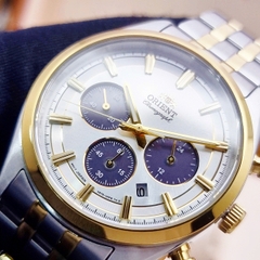 Đồng Hồ Nam Orient Quartz Solar Contemporary Chronograph RA-TX0302S10B