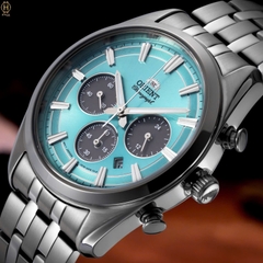 Đồng Hồ Nam Orient Quartz Solar Contemporary Chronograph RA-TX0304L10B