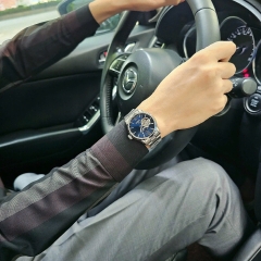 Đồng Hồ Nam Orient Star Automatic Semi Skeleton Blue RE-AT0001L00B ( RE-AT0001L )
