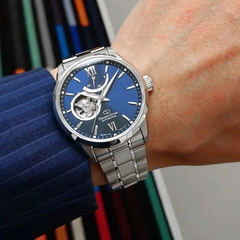 Đồng Hồ Nam Orient Star Automatic Semi Skeleton Blue RE-AT0001L00B ( RE-AT0001L )