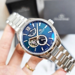 Đồng Hồ Nam Orient Star Automatic Semi Skeleton BLue green Grandient MOP Dial RK-BY0001A