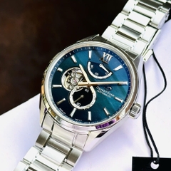 Đồng Hồ Nam Orient Star Automatic Semi Skeleton BLue green Grandient MOP Dial RK-BY0001A