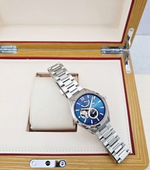 Đồng Hồ Nam Orient Star Automatic Semi Skeleton BLue green Grandient MOP Dial RK-BY0001A