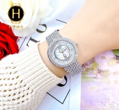 Đồng Hồ Nữ Royal Crown Quartz 2606 Thép Trắng