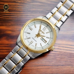 Đồng Hồ Nam Seiko Automatic Demiwhite Demi Gold SARV004