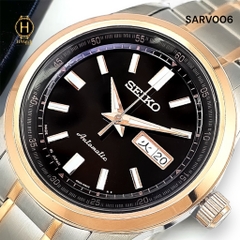 Đồng Hồ Nam Seiko Automatic SARV006 Demi Rose Mặt Đen