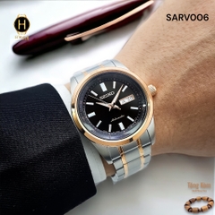 Đồng Hồ Nam Seiko Automatic SARV006 Demi Rose Mặt Đen