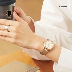 Đồng Hồ Nữ Seiko Automatic Presage Zen Garden Sakura SARY048 Mặt Trắng