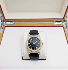 Đồng Hồ Nữ SRWATCH Quartz SL99993.4601GLA Dây Da Đen Vỏ Mạ Gold