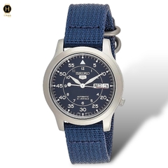 Đồng Hồ Nam Seiko 5 Automatic Sports Quân Đội Blue SNK807K2 ( SNK807K ) Dây Vải Mặt Xanh Lam