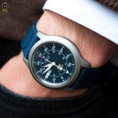 Đồng Hồ Nam Seiko 5 Automatic Sports Quân Đội Blue SNK807K2 ( SNK807K ) Dây Vải Mặt Xanh Lam