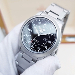 Đồng Hồ Nam Seiko 5 Automatic Sports SNK809K1 ( SNK809 ) Dây Thép Mặt Đen