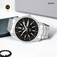Đồng Hồ Nam Seiko 5 Automatic SNKP11K1 Sport Dây Thép Mặt Đen.