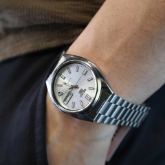 Đồng Hồ Nam Seiko 5 Automatic SNXS73K1  ( SNXS73 ) Dây Thép Mặt Trắng