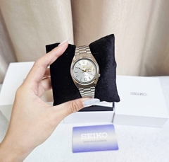 Đồng Hồ Nam Seiko 5 Automatic SNXS75K1 ( SNXS75 ) Vỏ Trắng Mặt Xám Khói