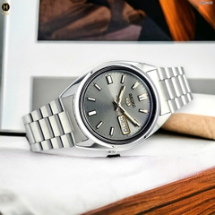 Đồng Hồ Nam Seiko 5 Automatic SNXS75K1 ( SNXS75 ) Vỏ Trắng Mặt Xám Khói