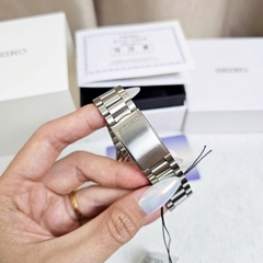 Đồng Hồ Nam Seiko 5 Automatic SNXS75K1 ( SNXS75 ) Vỏ Trắng Mặt Xám Khói
