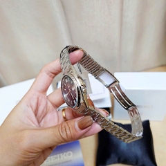 Đồng Hồ Nam Seiko Automatic SNXS77K1 Dây Thép Vỏ Trắng Mặt Xanh