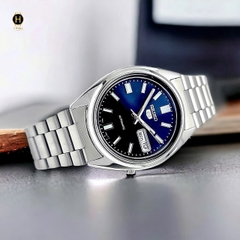 Đồng Hồ Nam Seiko Automatic SNXS77K1 Dây Thép Vỏ Trắng Mặt Xanh