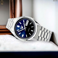 Đồng Hồ Nam Seiko Automatic SNXS77K1 Dây Thép Vỏ Trắng Mặt Xanh