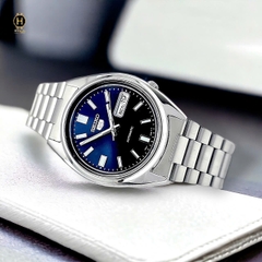 Đồng Hồ Nam Seiko Automatic SNXS77K1 Dây Thép Vỏ Trắng Mặt Xanh