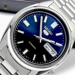 Đồng Hồ Nam Seiko Automatic SNXS77K1 Dây Thép Vỏ Trắng Mặt Xanh