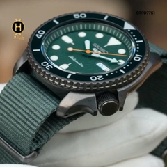 Đồng Hồ Nam Seiko 5 Automatic SRPD77K1 Sport Dây Dù Mặt Xanh.