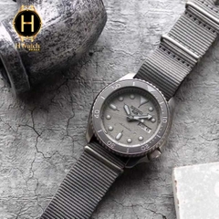 Đồng Hồ Nam Seiko 5 Automatic SRPG61K1 Dây Vải Mặt Xám