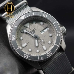 Đồng Hồ Nam Seiko 5 Automatic SRPG61K1 Dây Vải Mặt Xám