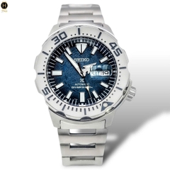 Đồng Hồ Nam Seiko Automatic Diver’s SRPH75K1 Dây Sắt Trắng Mặt Xanh
