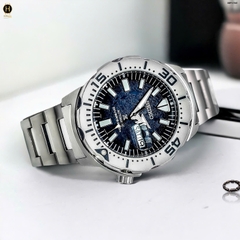 Đồng Hồ Nam Seiko Automatic Diver’s SRPH75K1 Dây Sắt Trắng Mặt Xanh