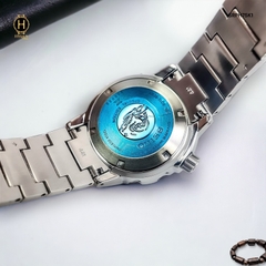 Đồng Hồ Nam Seiko Automatic Diver’s SRPH75K1 Dây Sắt Trắng Mặt Xanh