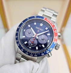 Đồng Hồ Nam Seiko Quartz Solar Prospex Speedtimer SSC913P1 ( SSC913 ) Dây Thép Mặt Xanh Dương