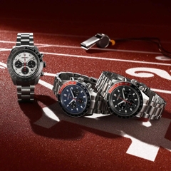 Đồng Hồ Nam Seiko Quartz Solar Prospex Speedtimer SSC913P1 ( SSC913 ) Dây Thép Mặt Xanh Dương