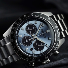 Đồng Hồ Nam Seiko Quartz Solar Prospex Speedtimer SSC935P1 ( SSC935 ) Dây Thép Mặt Xanh Nhạt