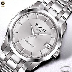 Đồng Hồ Nữ Tissot Automatic T035.207.11.031.00 Couturier Powermatic 80 Dây Thép Mặt Trắng Sapphire.