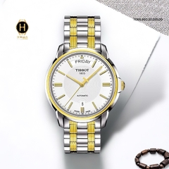 Đồng Hồ Nam Tissot Automatic T065.930.22.031.00 III DAY DATE  Dây Thép Demi Gold Mặt Trắng