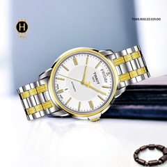Đồng Hồ Nam Tissot Automatic T065.930.22.031.00 III DAY DATE  Dây Thép Demi Gold Mặt Trắng