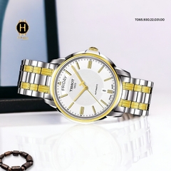 Đồng Hồ Nam Tissot Automatic T065.930.22.031.00 III DAY DATE  Dây Thép Demi Gold Mặt Trắng