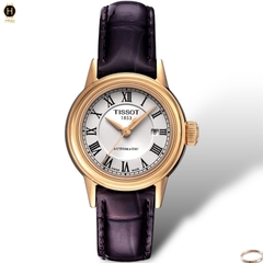 Đồng Hồ Nữ Tissot Automatic Carson T085.207.36.013.00 ( T0852073601300 ) Dây Da Mặt Trắng Sapphire