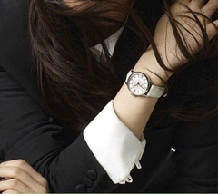 Đồng Hồ Nữ Tissot Automatic T099.207.16.116.00 Chemin Des Tourelles Diamond Dây Da Trắng Mặt Trắng