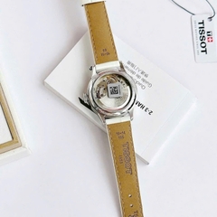 Đồng Hồ Nữ Tissot Automatic T099.207.16.116.00 Chemin Des Tourelles Diamond Dây Da Trắng Mặt Trắng