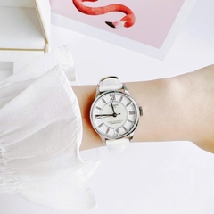 Đồng Hồ Nữ Tissot Automatic T099.207.16.116.00 Chemin Des Tourelles Diamond Dây Da Trắng Mặt Trắng