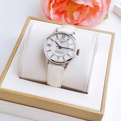 Đồng Hồ Nữ Tissot Automatic T099.207.16.116.00 Chemin Des Tourelles Diamond Dây Da Trắng Mặt Trắng