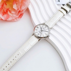 Đồng Hồ Nữ Tissot Automatic T099.207.16.116.00 Chemin Des Tourelles Diamond Dây Da Trắng Mặt Trắng