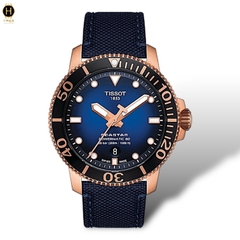 Đồng Hồ Nam Tissot Automatic T120.407.37.041.00 Seastar 1000 Powermatic 80 Dây Dù Mặt Xanh Sapphire